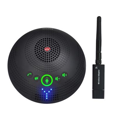 Microfone de conferência profissional SQ-M13B 2.4G Microfone sem fio omnidirecional, captação de 360 graus, áudio de alta definição e redução de ruído