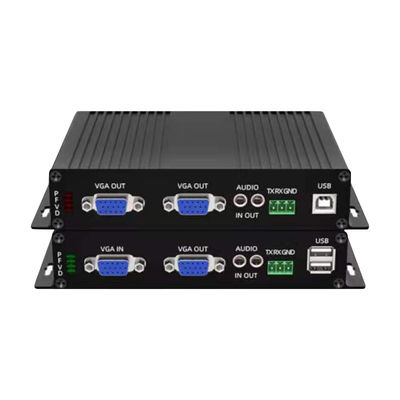 FTTN SQ-VGA01 VGA Fibra Óptica Terminal de Vídeo Digital Anti-Interferência de Transmissão de Longa Distância