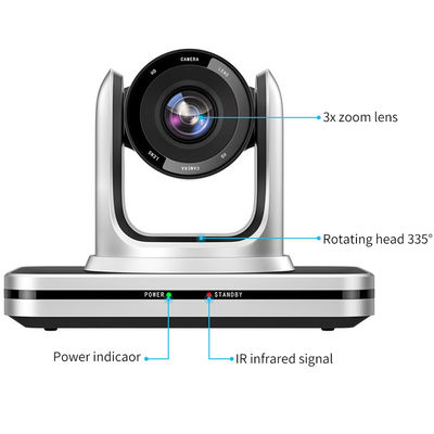 Solução de reunião de sala de conferências USB PTZ Câmera de videoconferência para reunião de zoom óptico
