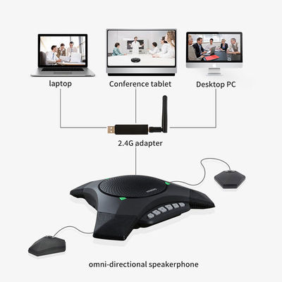 Conferência/Radio Microfone SQ-M4W HD Audio Omnidireccional Microfone de Conferência